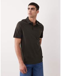 Mango - Short Sleeve Revere Collar Polo Top - Lyst