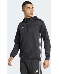 adidas Originals - Sudadera De Chándal Negra Y Blanca Con Capucha Tiro 25 Essentials De Adidas Football-Negro - Lyst