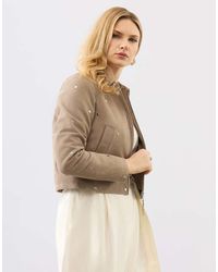 Bolongaro Trevor - Real Suede Hallie Stud Jacket - Lyst