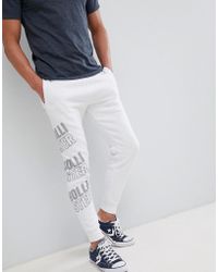 hollister straight leg sweatpants mens