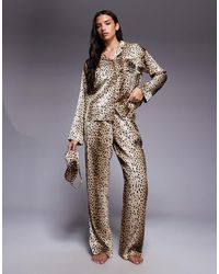 Juicy Couture - Pyjamaset Met Cheetah-Print - Lyst