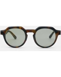 Pull&Bear - Tortoiseshell Effect Sunglasses - Lyst
