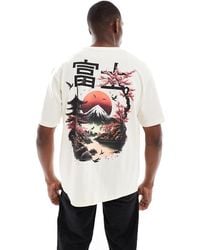 Jack & Jones - Oversize Back Print T-shirt With Japan Print - Lyst