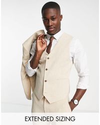 ASOS - Wedding – sehr eng geschnittene anzugweste - Lyst