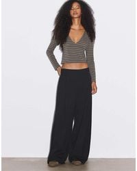 Stradivarius - Barrel Smart Trousers - Lyst
