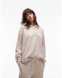 Mango - Sweatshirt Van Co-Ord Set Van Piqué - Lyst