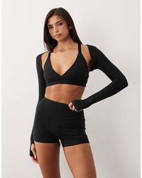 4505 - Layering Long Sleeve Shrug - Lyst