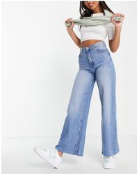 Bershka – weite jeans im stil der 90er jahre in Blau | Lyst DE
