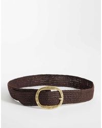 Mango - Raffia Belt - Lyst