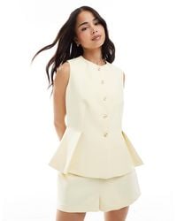 ASOS - Tailored Peplum Waistcoat - Lyst