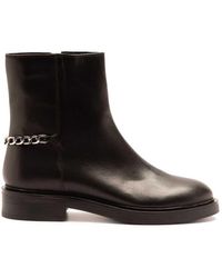 OFF THE HOOK - Stamford Metallic-Accent Side-Zip Ankle Boots - Lyst