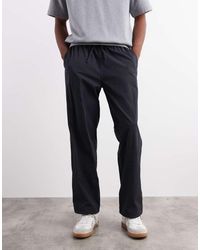 ARKET - Pantaloni Comodi Tecnici Neri Con Coulisse - Lyst