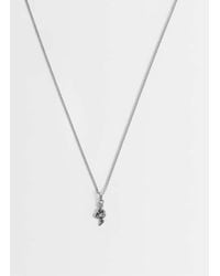 ASOS - Waterproof Stainless Steel Snake Pendant Necklace - Lyst