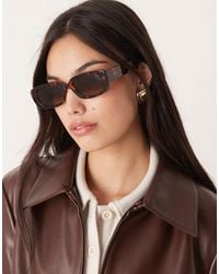 ASOS - Mid Square Sunglasses - Lyst