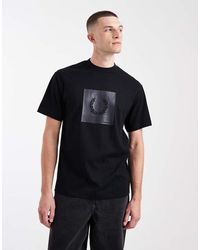 Fred Perry - Box Graphic Logo T-shirt - Lyst
