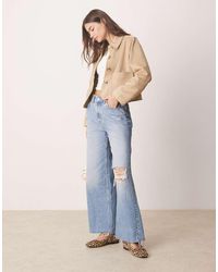 Abercrombie & Fitch - Chaqueta Corta Negra De Ante De - Lyst