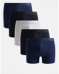 ASOS - Pack De 5 Calzoncillos De Varios Colores De - Lyst