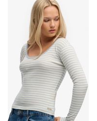 Superdry - – athletic essentials – langärmliges oberteil - Lyst
