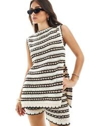 ASOS - Gebreide Gestreepte Tanktop - Lyst