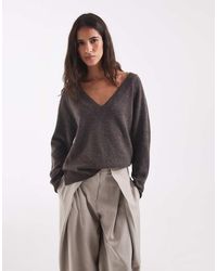 ONLY - Reversible Knit Sweater - Lyst