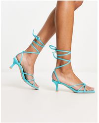 Minimal strappy outlet heels