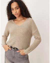 Jdy - – leichter pullover mit v-ausschnitt - Lyst