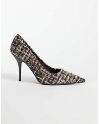 ASOS - Perth Décolleté Con Tacco Alto A Stiletto E Punta Affusolata Marroni - Lyst