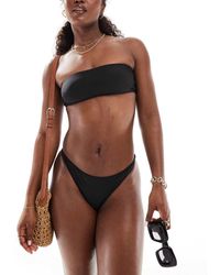 Mango - Bandeau Bikini Top - Lyst