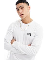 The North Face - Simple Dome Logo Long Sleeve T-shirt - Lyst