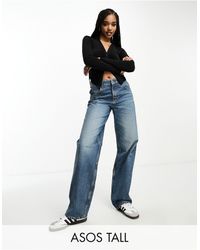 ASOS - Asos design tall – weite boyfriend-jeans - Lyst