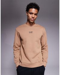 EA7 - Armani Train Core Central Logo Sweatshirt - Lyst