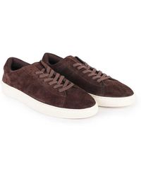 OFF THE HOOK - Russell Suede Leather Low‑Top Trainers - Lyst