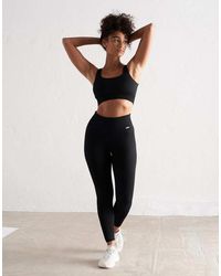 Aim'n - Geribbelde Naadloze Legging - Lyst