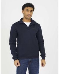 Brave Soul - Quarter Zip Sweatshirt - Lyst