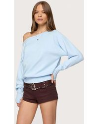 Edikted - Off Shoulder Oversized Sweater - Lyst