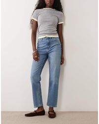 Mango - Newmom jean mom décontracté clair - Lyst