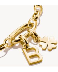 Thomas Sabo - Charm Pendant Lucky Clover Connect-Plated - Lyst