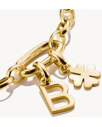 Thomas Sabo - Charm Pendant Lucky Clover Connect-Plated - Lyst