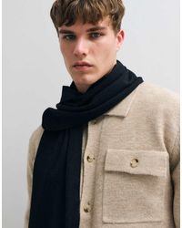 Mango - Knitted Scarf - Lyst