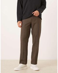 ASOS - Smart Straight Fit Pants - Lyst