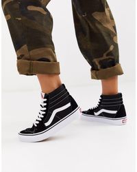 black high top vans womens