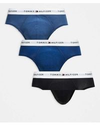 Tommy Hilfiger - Signature Cotton 3 Pack Logo Briefs - Lyst