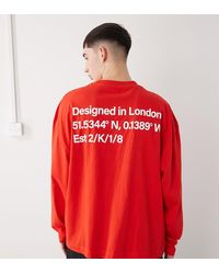 Collusion - Oversized Long Sleeve T-shirt With Back Print - Lyst
