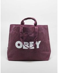 Obey - Tote Tas Met Pigment-Dye - Lyst