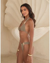 Moda Minx - X Alejandra Vidal Scrunch Starfish Bikini Bottom - Lyst