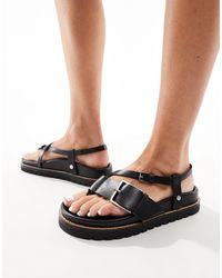 ASOS - – folly – erstklassige sandalen aus leder - Lyst