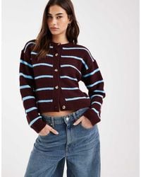ASOS - Knitted Brushed Cardigan - Lyst