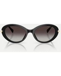 Michael Kors - Rockaway Oval Sunglasses With Lens - Lyst