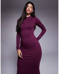 chinese dress ladies juniper-dress-heather-taupe – AFRM main image 0