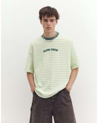Pull&Bear - Stwd Boxy Striped T-shirt - Lyst